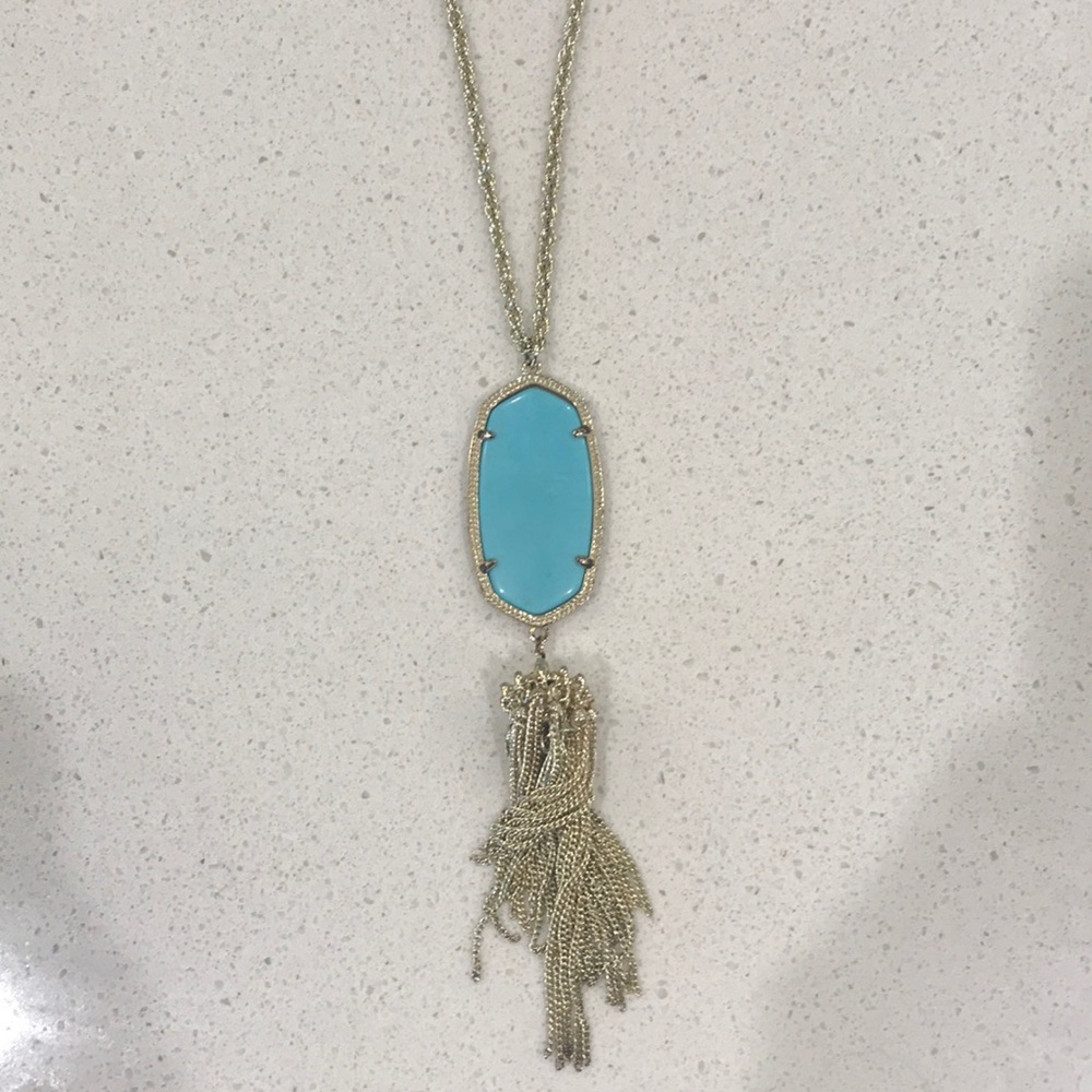 Kendra Scott Turquoise Pendant Necklace